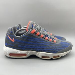 Nike Air Max 95 JCRD Sneakers Men Size 12 Blue Orange‎ Running Comfort Low Shoes